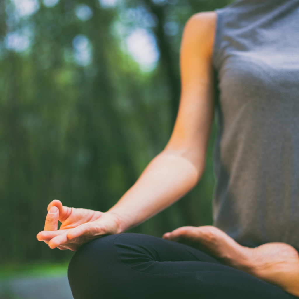 A Woman Meditating