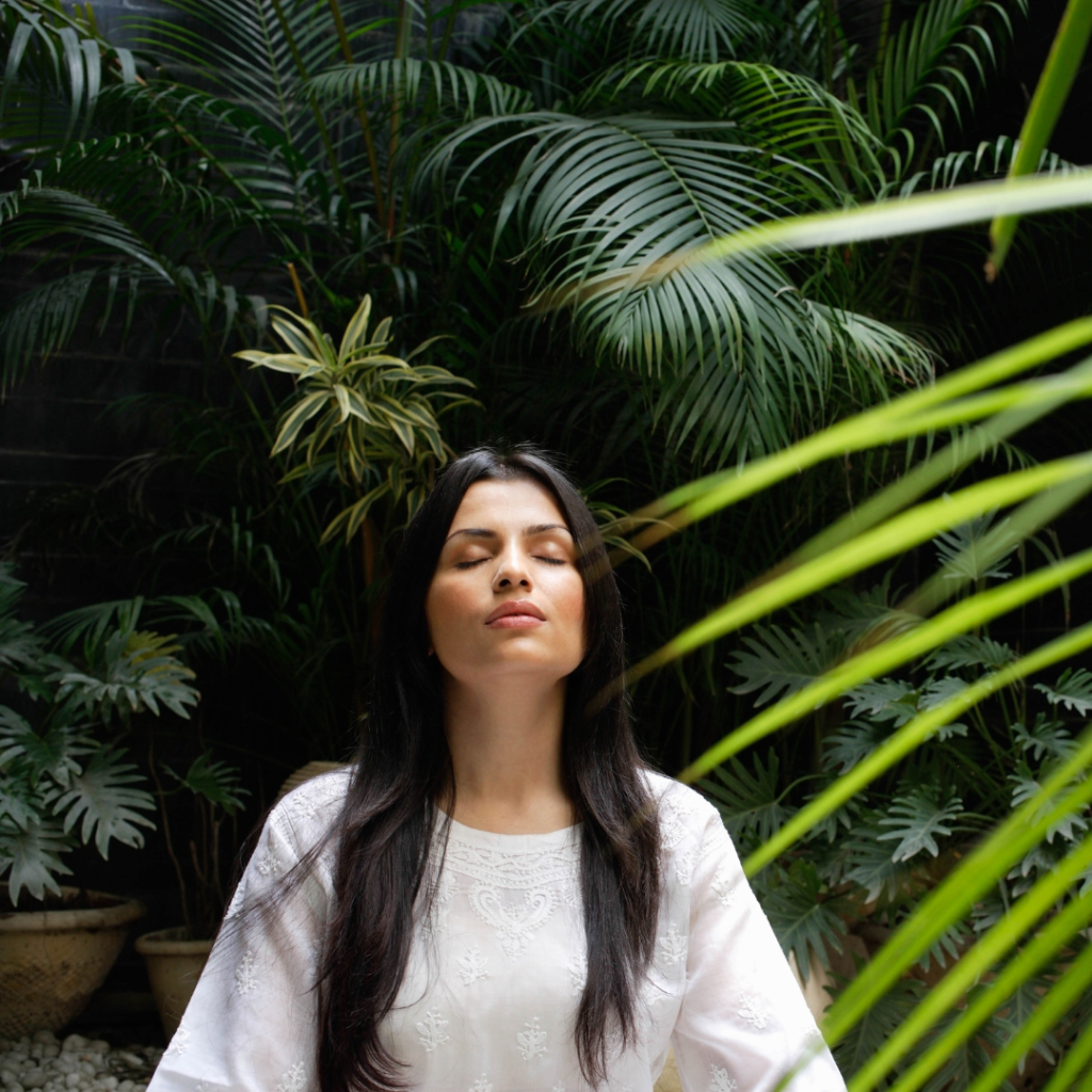 Woman Practicing Yoga