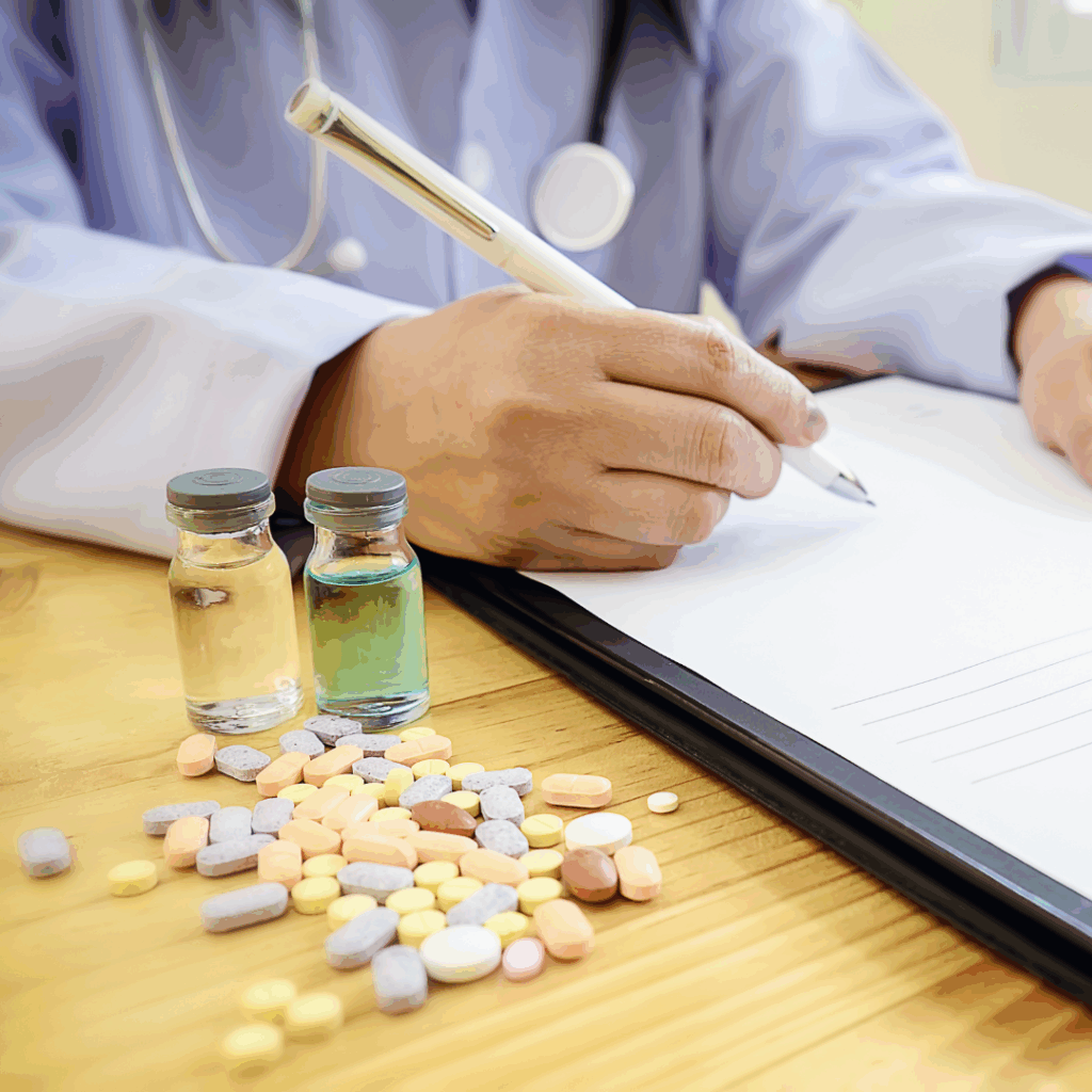 Medicine Doctor Working in Hospital or Pharmacist