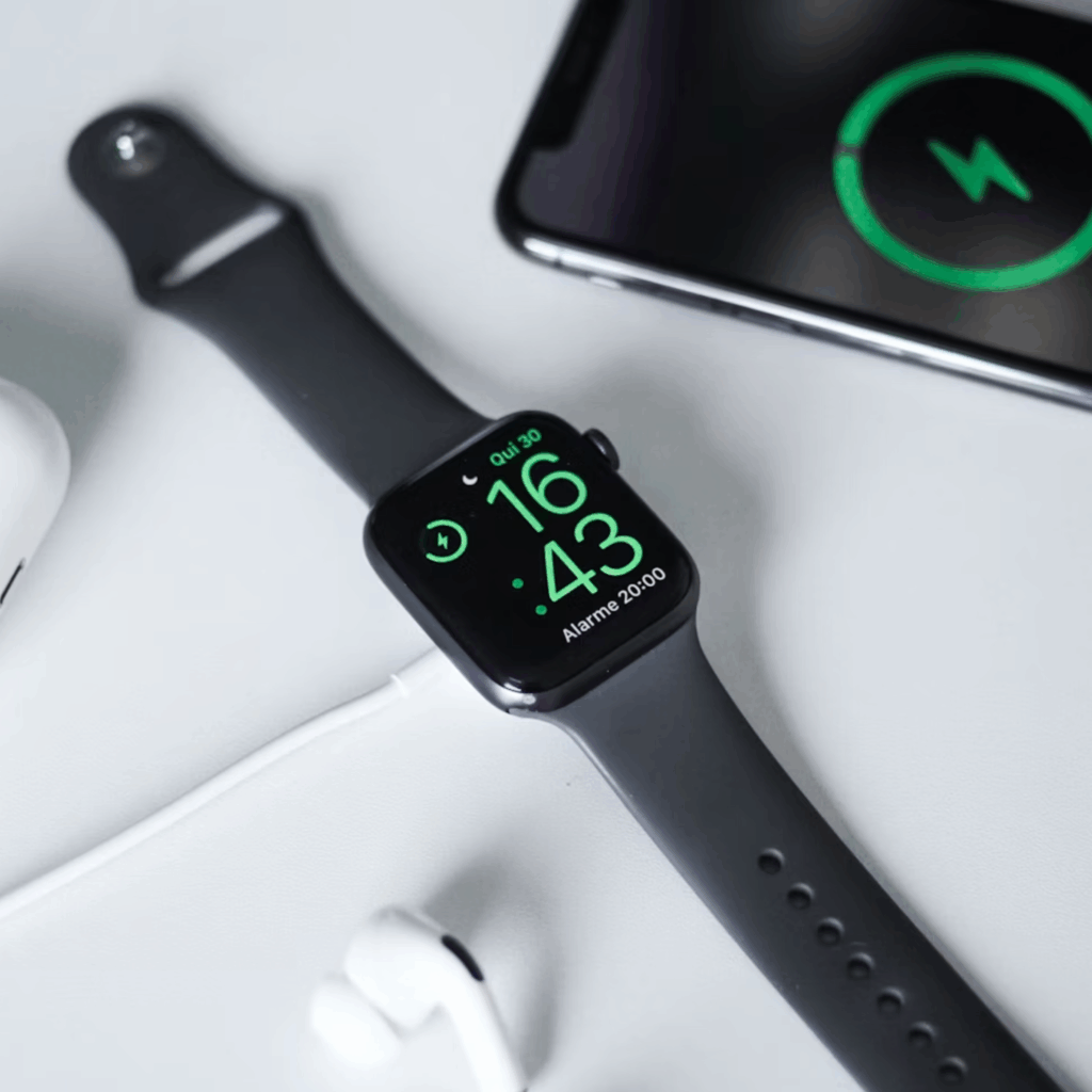 a close-up of a smart watch
